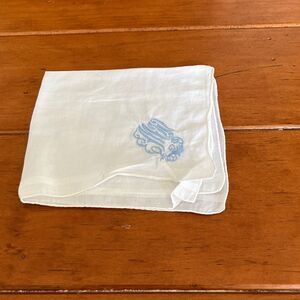 Vintage Monogrammed Hankie Handkerchief